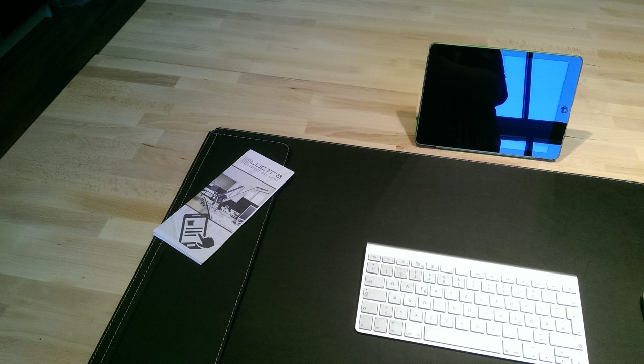 Augmented Reality Flyer für LUCTRA