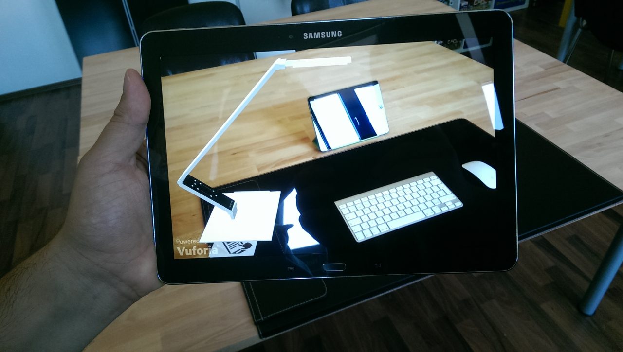 Augmented Reality Flyer für LUCTRA