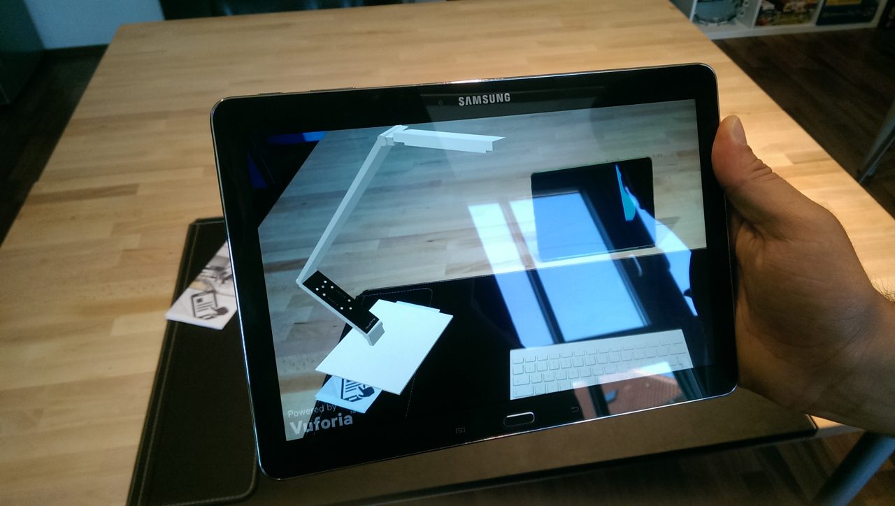 Augmented Reality Flyer für LUCTRA