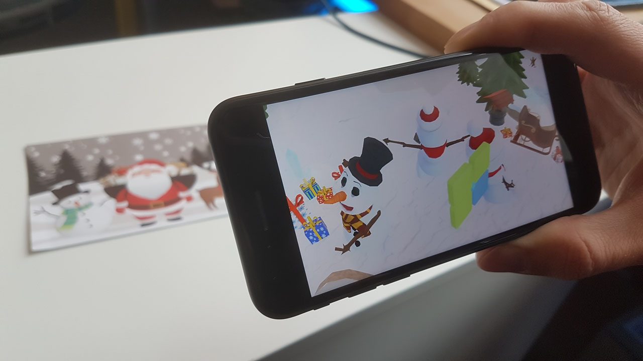 Augmented Reality Weihnachtskarten App Augmented Reality Weihnachtskarten App