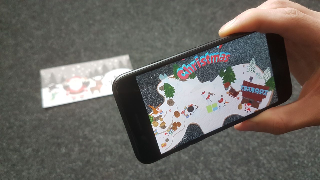 Augmented Reality Weihnachtskarten App Augmented Reality Weihnachtskarten App