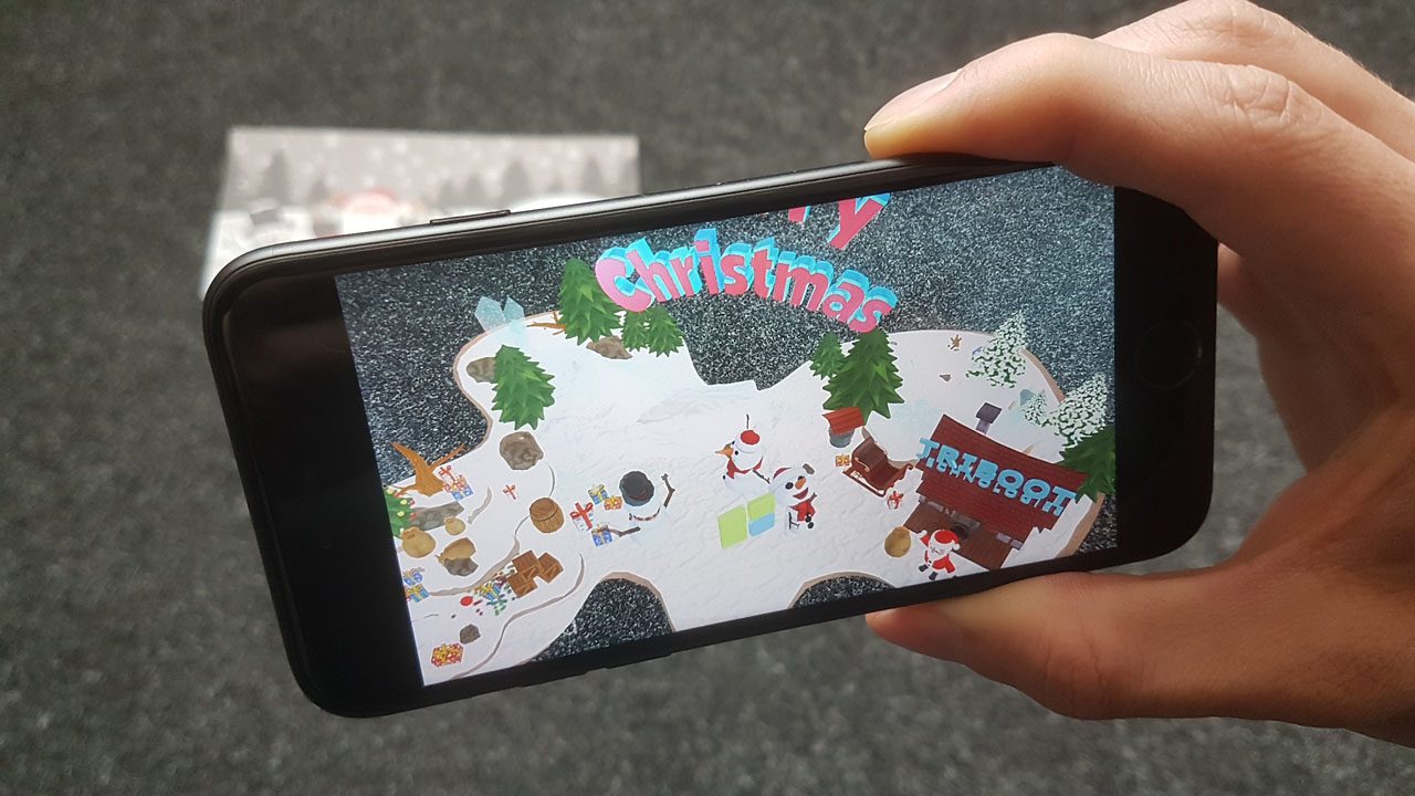 Augmented Reality Weihnachtskarten App Augmented Reality Weihnachtskarten App