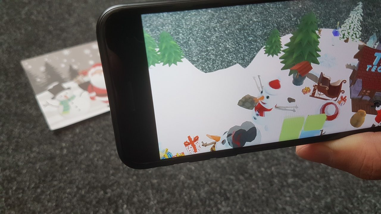 Augmented Reality Weihnachtskarten App Augmented Reality Weihnachtskarten App