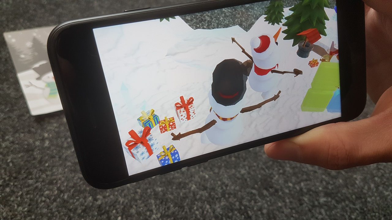 Augmented Reality Weihnachtskarten App Augmented Reality Weihnachtskarten App