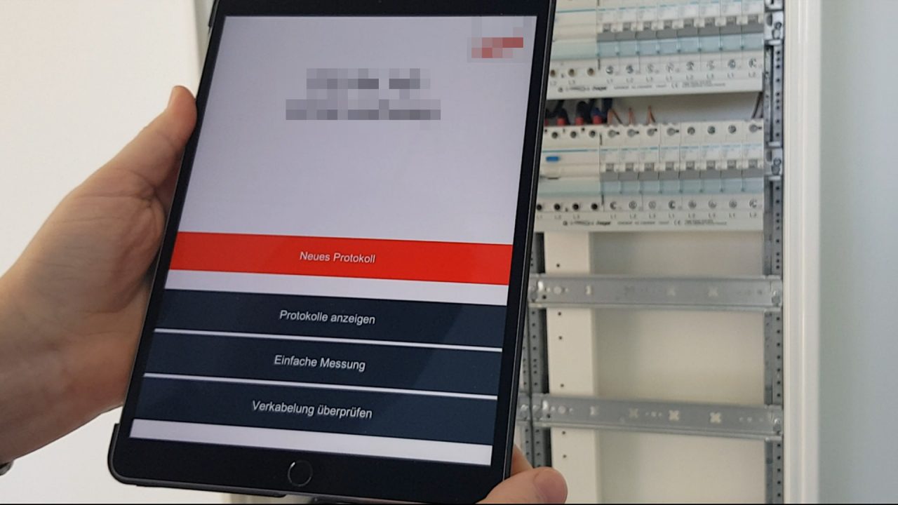 Schaltschrank Dokumentation Augmented Reality App Create New Protocol