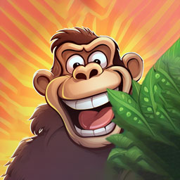 Play Slide a Monkey with happy aptes