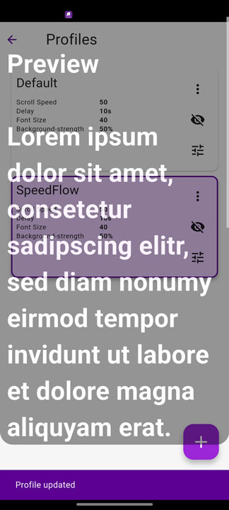 SpeakFlow Telepromter App Overlay SpeakFlow Telepromter App Overlay
