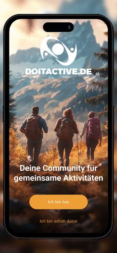 DOITACTIVE Freizeit App Homescreen DOITACTIVE Freizeit App Homescreen