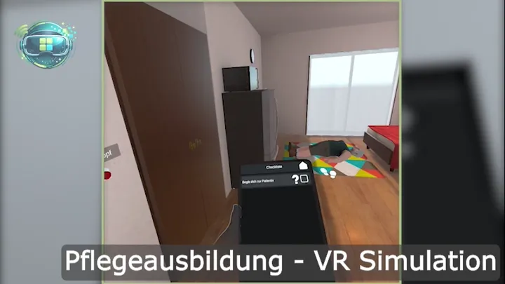 Totale Immersion in der Pflegeausbildung App Teaser