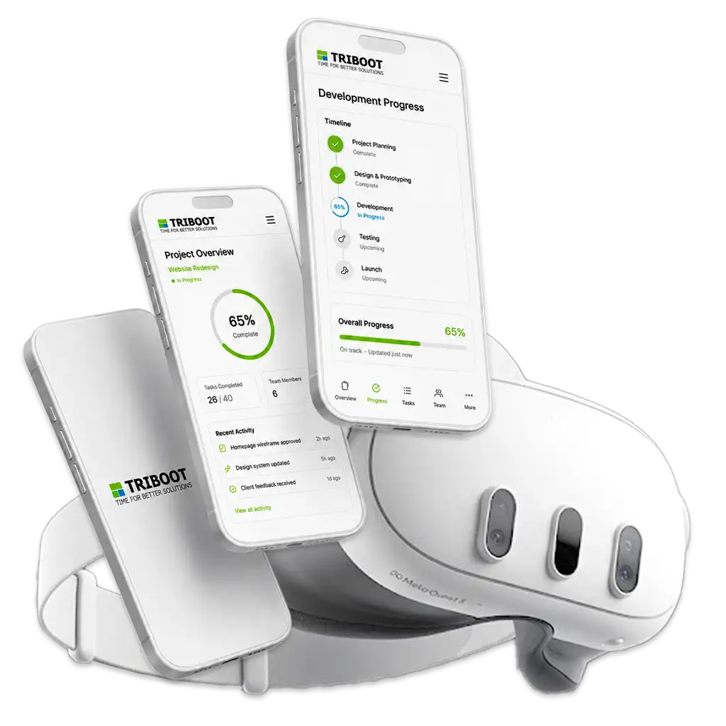 TRIBOOT App Agentur und App Entwicklung Technologiegeräte und App-Entwicklung